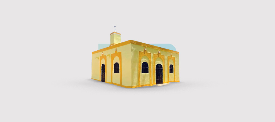 مسجد 100 متر مربع